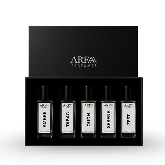 LUXURY UNISEX PERFUMES GIFT SET - PACK OF 5 for gifting
