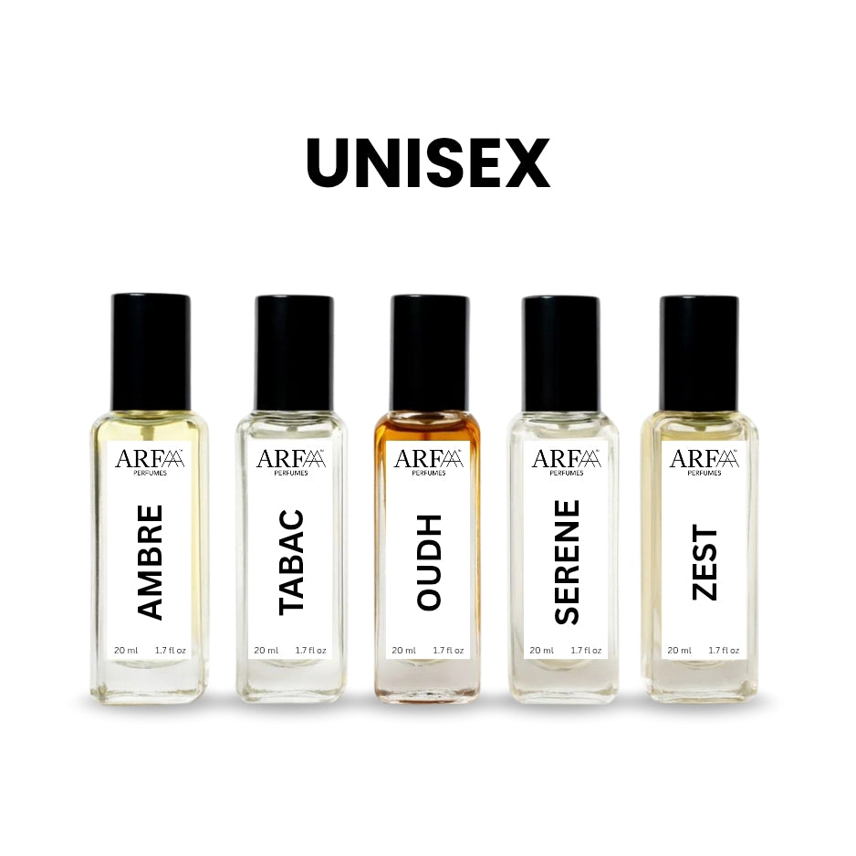 LUXURY UNISEX PERFUMES GIFT SET - PACK OF 5 for gifting
