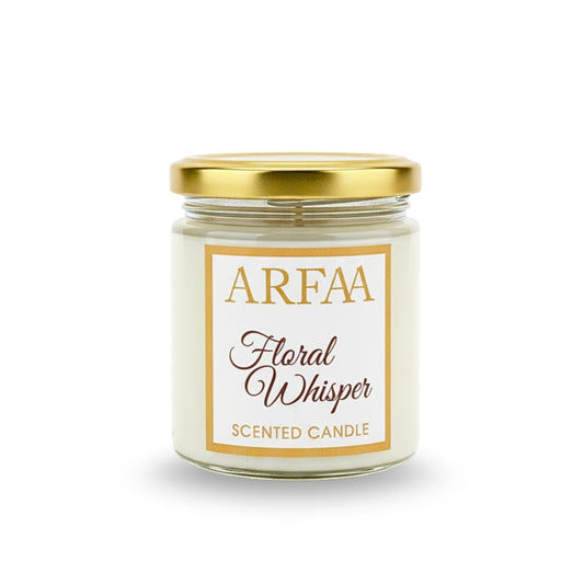 ARFAA - FLORAL WHISPER | JASMINE SCENTED CANDLE