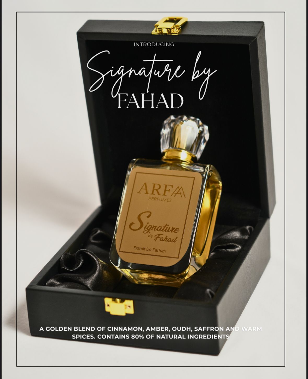 SIGNATURE BY FAHAD-100 ML UNISEX LUXURY PERFUME | ARFAA PERFUMES