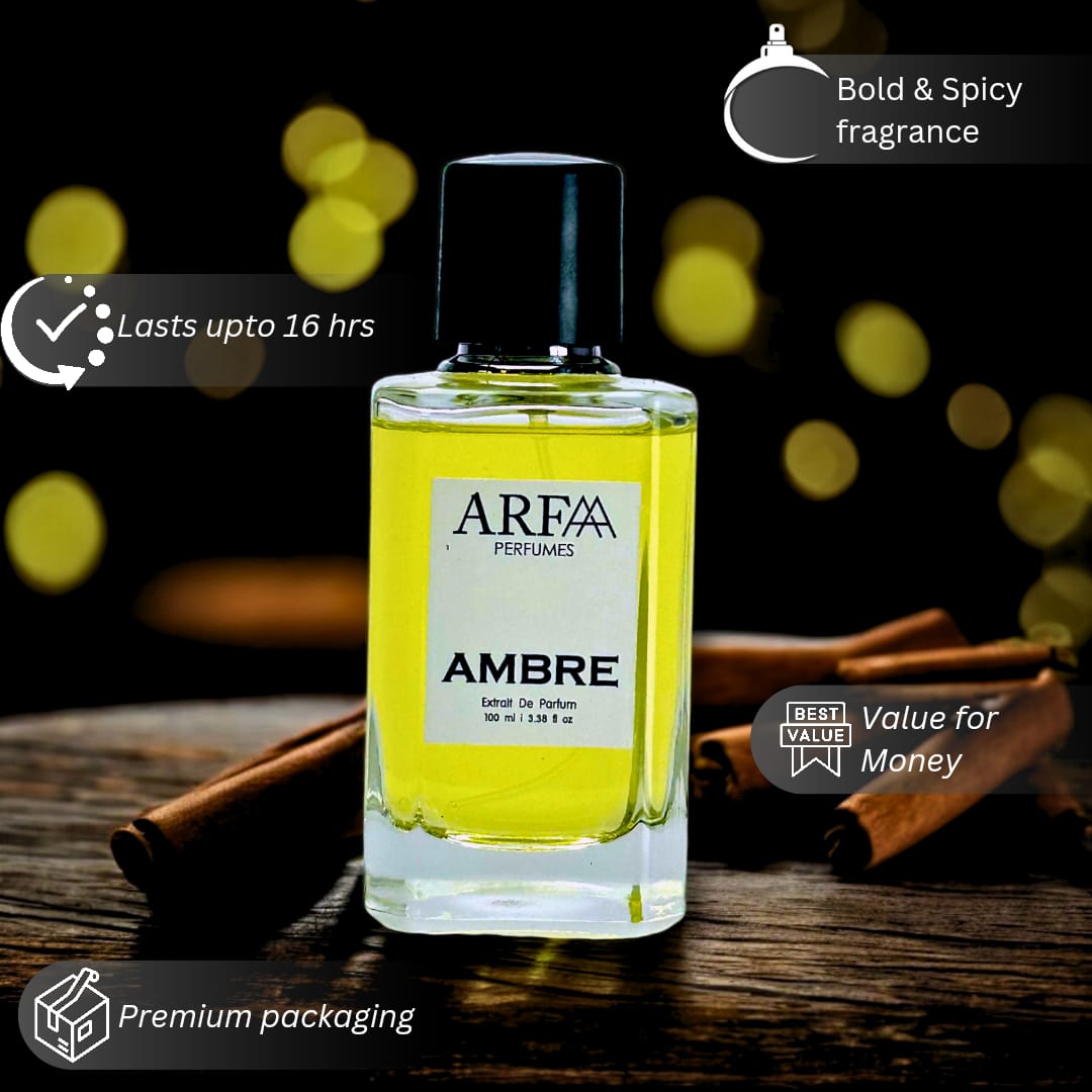 AMBRE -100ML UNISEX LUXURY PERFUME